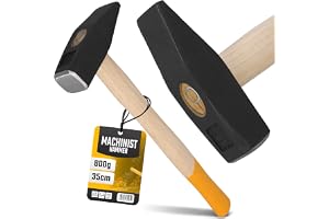 Smideshammare Låshammare 800 G Träskaft Robust Låssmedshammare Smitt Stål Ergonomiskt Grepp Komfort Långvarig Användning Verk