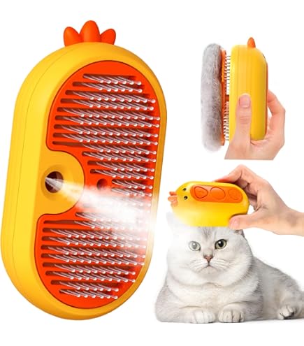 Massage Corner Cat Brush, Electric Cat Brush, Cat Self Gromer, Soft Cat Corner Scratches with Catnip Kittens Brush Face Grooming - for Cat Hair Removal and Itching Massage