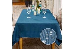 BALCONY & FALCON Mantel Impermeable Mantel Rectangular de Cocina para Mesa Fiesta Navidad