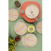 K&uuml;tahya Porcelain Moderna 19 Cm Cake Set for 6 Persons Barcod