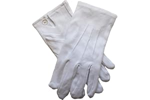 Clermont Direct 100% Cotton White Gloves