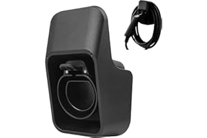 Green Wallbox Support de câble de Charge Type 2 | Support Mural pour Voiture électrique avec fiche IEC 62196-2 | Support Type 2 | Support ABS Type 2 Support Mural EV (avec poignée)