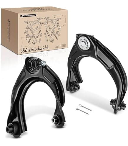 TRQ Front Lower Control Arm With Ball Joint Pair – For Mercedes 300E, 500E, S-Class (1988-1997)