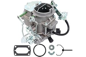 THUNDERMINGO 2 Barrel Carburetor for Dodge Chrysler 273 318 4.2L 5.2L 6CIL V8 Engine Plymouth Models Dodge Truck 1966-1980, BBD High Top Carter Type Carb with Manual Choke