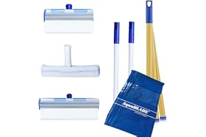 Aquablade ® W The Original | Raclette à Vitres AquaBLADE en Silicone avec Réservoir | Kit Nettoyage de Fenêtre | Qualité Professionnelle | Set Complet