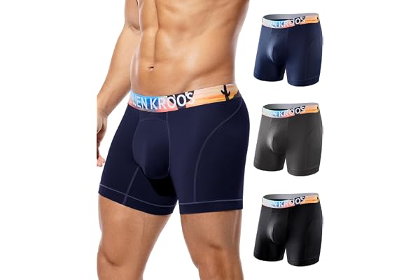 Arjen Kroos Boxershorts Herr Långa Delar 3 Trosor Stretch Underkläder Herr Boxers