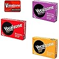 Vocalzone 3 Flavour Bundle + Free Tin! | Sore Throat Relief Pastilles | Multi-Pack (3 x 24)