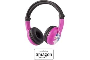 ONANOFF Made for Amazon, Bluetooth BuddyPhones | Play Time in Pink, ages 3–7