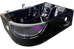 GRAFICA MA.RO SRL BAIGNOIRE BALNEO Model Orion 180 x 120 cm BAIN ANGLE TOURBILLON MASSANTE SPA 2 PERSONNES CHROMOTHERAPIE