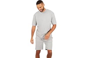 BRAVE SOUL Mens Matching T-Shirt and Shorts Set Summer Outfit with Short Sleeves, Ideal for Casual, Gym, or Holiday Wear, Sizes: S to 2XL
