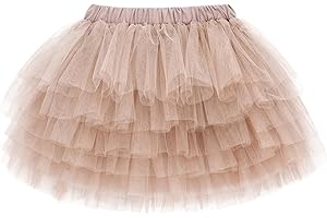 CAMILIFE Bebé Niñas Pequeñas Niñas Falda Tutú Falda con Vuelo Falda Princesa Falda Corta Minifalda Tutú de Ballet con Cintura Elástica Accesorio Básico para Disfraces Talla de Fabricación 80/90/100/110/120/130