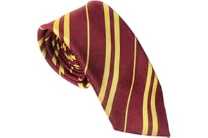NMKL Gryffindor Tie Potter Tie Cosplay Tie for Party Costume Wizard School Tie Necktie for Potter Halloween Party