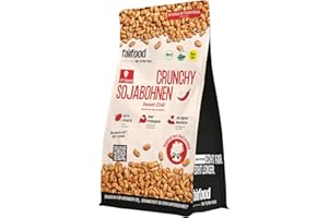 ‎FAIRFOOD FREIBURG fairfood Crunchy Bio Sojabohnen geröstet 500 g – Sweet Chili – Vegan & proteinreich – Knuspriger Snack aus eigener Manufaktur