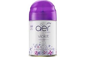 Godrej Aer Matic, Automatic Air Freshener Refill Pack Violet Valley Bloom 225 ml, Fghkarpox011