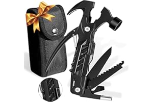 BOLEi Prezent dla mężczyzn, wielofunkcyjne akcesoria kempingowe 15 w 1 na Dzień Ojca Pomysły na prezent, prezent na Dzień Ojca, prezent urodzinowy dla męża, ojca, chłopaka, brata, prezenty dla niego