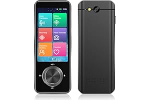 CEVIKNO Übersetzungsgerät, 137 Sprachen Sofort Übersetzer mit Sprachausgabe Sprachübersetzer, Spracheingabe und Sprachausgabe Foto Übersetzer für Eine Einfache Kommunikation 2024-F (schwarz)