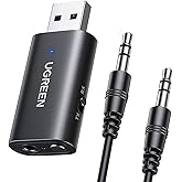 UGREEN Bluetooth 5.4 Adapt&ouml;r 2'si 1 Arada Bluetooth Verici Alıcı Jakı Bluetooth Verici 3.5mm Aux TV, Kulaklık ve Stereo Siste