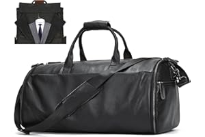 NEWSBIRDS Borsa da Viaggio Uomo Pelle Vera, Custodia per abito, Borsa portare abiti, Valigia di Copertura Vestiti