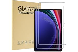 XZC [2 Pezzi] pellicole protettive per Samsung Galaxy Tab S10 FE/S9 FE/S9/S8/S7 da 11" Galaxy Tab S9 FE da 10,9 pollici, durezza 9H, in vetro temperato con S Pen compatibile (S9/S8/S7 da 11 pollici)