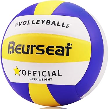 Lot De 2 Balles De Volley-ball Miniatures En PVC Souple - 9 Cm Et 12,5 Cm - Pour Plage, Pelouse, Jeu