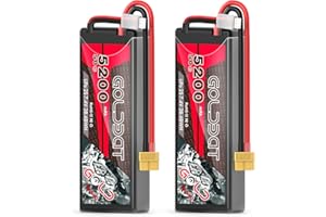 GOLDBAT 7.4V RC Lipo Battery 5200mAh 38.48wh 2S Lipo Battery with XT60 Plug for FPV Racing Drone Quadcopter Helicopter Aeroplane RC Boat RC Car RC Models