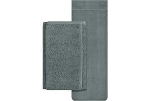 ‎DYCKHOFF Dyckhoff Doppelpack Schonbezüge mit Kapuze - für Gartenstuhl oder Gartenliege 277.1716, Gartenliege, grau