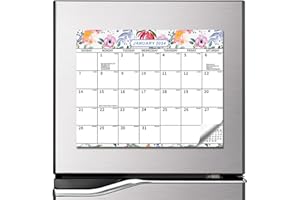 SHCHME Fridge Calendar, Magnetic Calendar For Fridge 12 Months January to December Refrigerator Calendar 2024 For Event And Planning