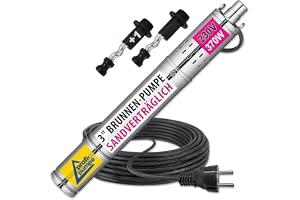 Sandkompatibel djupbrunnspump 3 tum 230 V 400 V brunnspump vattenpump trädgårdspump rörpump hushållsvattenverk borrhålspump f