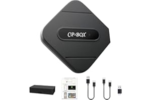 HERILIOS Wireless Carplay Adapter, 2024 Upgrade Version Apple Carplay Wireless Adapter Wireless CarPlay Dongle Converts Wired to Wireless Fast and No Delay for Cars from 2015 + & iPhone 6+