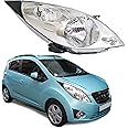 K D Headlight assembly for Chevrolet Beat (Right/Driver Side) 2010-2014 Type 1