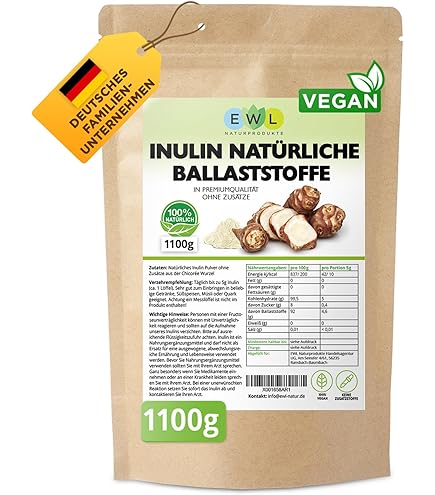 GymBeam Inulin Pulver - BIO Agave Inulin Pulver, natrliches Sungsmittel,  hoher Ballaststoffgehalt, vegan, weniger Kalorien, Inulin BIO Pulver,  perfekt fr Smoothies & Desserts, 250 g : Amazon.de: Drogerie & Krperpflege
