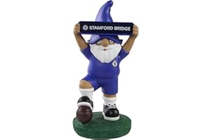 FOCO Forever Collectibles UK Cartel de fútbol de EPL CHELSEA FC PREMIER LEAGUE CHAMPIONSHIP VINTAGE STREET SIGN GARDEN GNOME ORNAMENT INDOOR/EXTERIOR