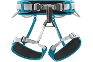 PETZL - Imbracatura CORAX - Unisex, Turchese, Taglia Unica