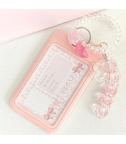Kpop Fotokartenhalter Als Schlüsselanhänger – Regenschirmform, Transparent, 7,6 Cm, Mit Kugelkette