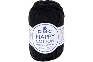 DMC - Happy cotton - Speciale Amigurumi - 100% cotone - Morbido e piacevole da lavorare | Gomitolo da 20 g - 43 m | 49 colori