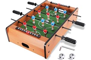 ‎WIN.MAX WIN.MAX Mini Tischfussball, Tragbarer Leichter Tischfußball, Kickertisch/Tischkicker für Kinder, Einfach zu Montieren und zu Lagern, 51 x 31 x 10 cm