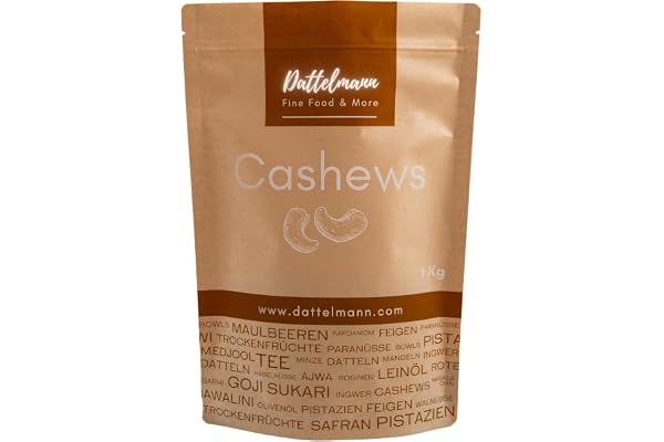 Cashewkärnor brott 1 kg | Cashew | Naturlagrad | rå | brutna | Cashewnnötter | premiumkvalitet
