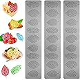 Cake Fondant Mold, 3 Pcs Candy Moulds, Leaf Silicone Chocolate Mold, BPA-Free Lace Silicone for Baking Resin Soap Candy Craft Cake Decorating Kitchen Homemade Birthday