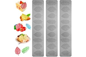 LES-THERESA 3PCS stampi per caramelle,stampo in silicone a foglia di cioccolato,in pizzo,per cuocere in resina sapone caramelle decorazione di torte,cucina fatta in casa per compleanno feste per bambini e dessert