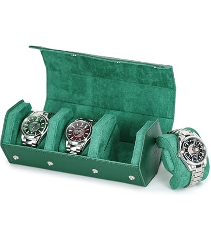 Readaeer Ecrin pour Montres pour 6 Montres Présentoir/Coffret/Boîte de Stockage