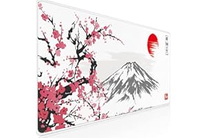 Owege Gaming Mauspad XXL 900 x 400 mm Artistic Curve Mousepad Groß Vernähte Kanten WassXerdicht Anti-Rutsch für PC, MacBook,Laptop Verbessert Präzision und GeschwindigkeiX