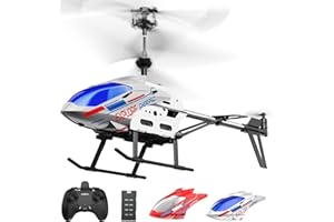 DEERC DE28 Hubschrauber Ferngesteuert,für Einsteiger,Indoor RC Helikopter Spielzeug mit LED-Beleuchtung,2,4GH 3,5Ch RC Heli mit Gyro Schwebefunktion,Geschenk für Kinder ab 12 Jahren