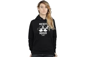 ABSOLUTE CULT Disney Women's Mickey And Minnie Mouse Mousecrush Mondays Hoodie