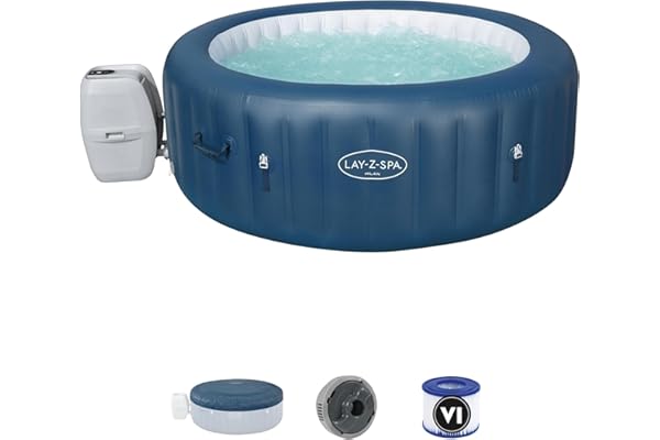 Bestway LAY-Z-SPA® Milan Airjet Plus™ 196 x 71 cm, 4-6 personnes