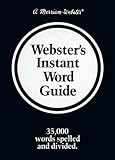 Websters Instant Word Guide by 