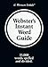 Websters Instant Word Guide by 