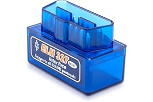 Hawdows ELM327 Bluetooth OBD2 Macchina Diagnosi Auto di Guasto ed Errori, OBD2 Auto Diagnostica, Scanner Bluetooth per Auto Multimarca, Diagnosi Bluetooth V2.1, OBD2 Scanner Bluetooth Auto