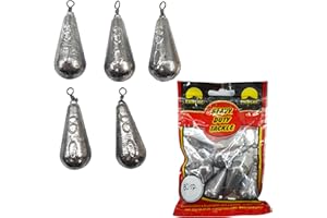 Pro FILSTAR Plomos Pesca 5 x 80g - Plomos de Pesca con Pesca Giratorio - Plomo Pesca Carpa - Carpfishing Pesca Accesorios - Fishing Kit de Pesca Completo Mar - Aparejos de Pesca Fondo – Pescar