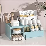 Subsky Organizer per trucco con cassetti, Portaoggetti per trucco Cosmetic Dressing Table Organizer Scatola per trucco con ca
