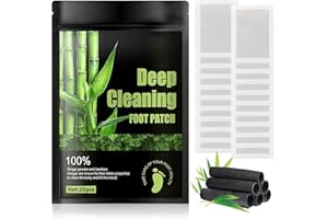 MEMONOTRY Fußpflaster Entgiftung, Entgiftungspflaster Füße Original für Tiefschlaf und Stressabbau, 20PCS Fusspflaster zum Entgiften Pflaster 100% Natürliche für Entfernen von Körpergiften